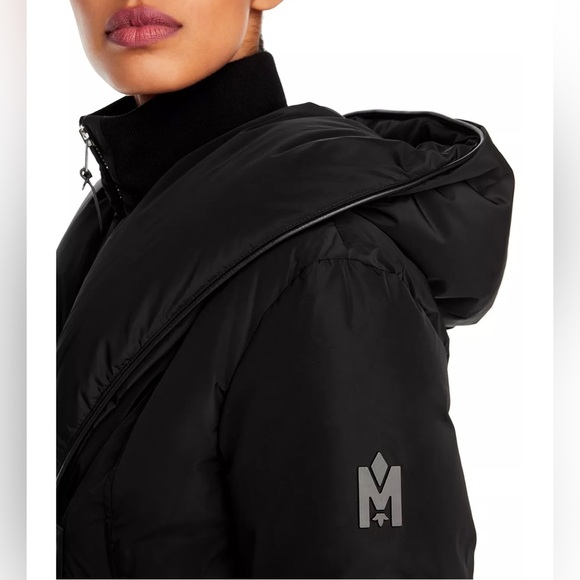 New Mackage Kay Asymmetric Hooded Down Coat - Picture 4 of 15